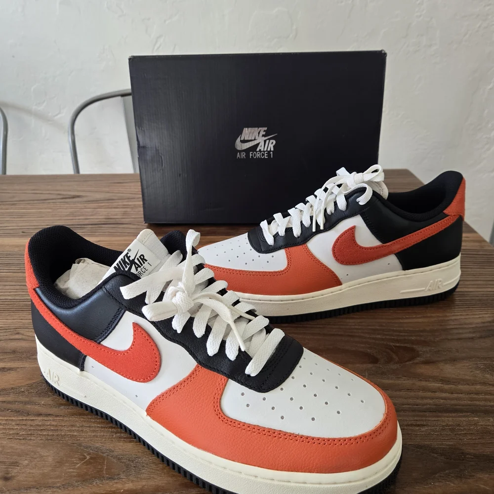 Nike Air Force 1 Low '07 LV8 Black Vintage Coral Phantom - HQ4987-010 10 New - Picture 5 of 11